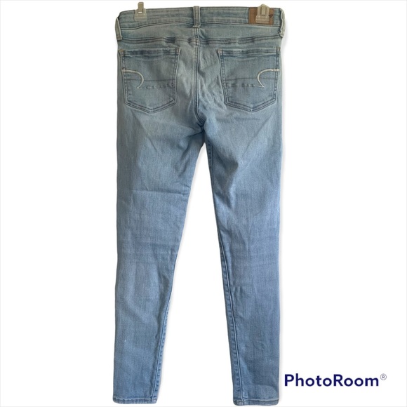 American Eagle 🦅 Light Wash Jeggings - Picture 2 of 7